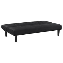 Load image into Gallery viewer, Stanford - Upholstered Tufted Convertible Sofa Bed - Black