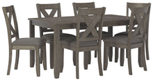 Load image into Gallery viewer, Caitbrook - Gray - RECT DRM Table Set (Set of 7)