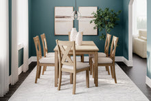 Load image into Gallery viewer, Sanbriar - Light Brown - RECT DRM Table Set (Set of 7)