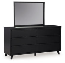 Load image into Gallery viewer, Danziar - Black - Dresser And Mirror