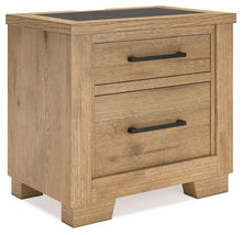 Load image into Gallery viewer, Galliden - Light Brown - Two Drawer Night Stand