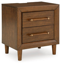 Load image into Gallery viewer, Lyncott - Brown - Two Drawer Night Stand