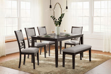 Load image into Gallery viewer, Langwest - Brown - Dining Room Table Set (Set of 6)