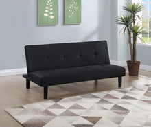 Load image into Gallery viewer, Stanford - Upholstered Tufted Convertible Sofa Bed - Black