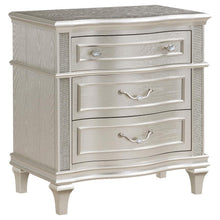 Load image into Gallery viewer, Evangeline - 3-Drawer Nightstand - Silver Oak