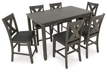 Load image into Gallery viewer, Caitbrook - Gray - Rect Drm Counter Table Set (Set of 7)