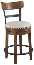 Load image into Gallery viewer, Valebeck - Full Back Swivel Stool