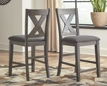 Load image into Gallery viewer, Caitbrook - Gray - Upholstered Barstool (Set of 2)