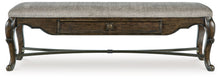 Load image into Gallery viewer, Maylee - Dark Brown - Upholstered Storage Bench