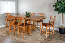 Load image into Gallery viewer, Sedona - Slatback Barstool With Cushion Seat - Rustic Oak