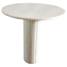 Load image into Gallery viewer, Astoria - Round Genuine Marble Side End Table - White