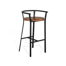 Load image into Gallery viewer, Metroflex - Barstool With Wood Seat