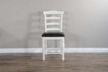 Load image into Gallery viewer, Carriage House - 43" Ladderback Barstool - White / Black
