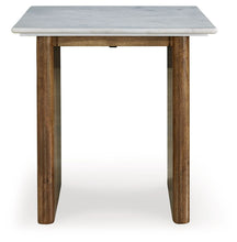 Load image into Gallery viewer, Isanti - Light Brown / White - Rectangular End Table