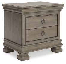 Load image into Gallery viewer, Lexorne - Gray - Three Drawer Night Stand