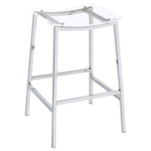 Load image into Gallery viewer, Jovani - Acrylic Backless Bar Stools (Set of 2)