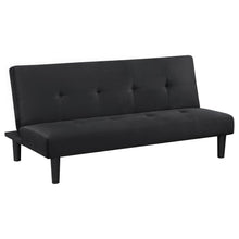 Load image into Gallery viewer, Stanford - Upholstered Tufted Convertible Sofa Bed - Black