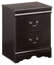 Load image into Gallery viewer, Huey Vineyard - Black - Two Drawer Night Stand