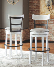 Load image into Gallery viewer, Valebeck - Tall Upholstered Swivel Barstool