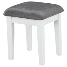 Load image into Gallery viewer, Elijah - Vanity Set With Lighting & Stool - White And Dark Gray