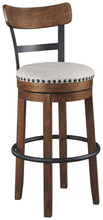Load image into Gallery viewer, Valebeck - Tall Upholstered Swivel Barstool
