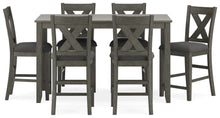 Load image into Gallery viewer, Caitbrook - Gray - Rect Drm Counter Table Set (Set of 7)