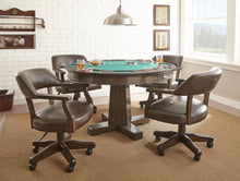 Load image into Gallery viewer, Ruby - 5 Piece Dining Set With Game Table - Brown