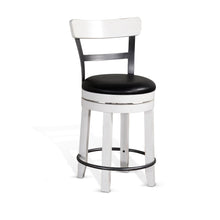 Load image into Gallery viewer, Carriage House - Barstool With Back & Swivel Cushion Seat