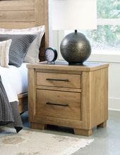 Load image into Gallery viewer, Galliden - Light Brown - Two Drawer Night Stand