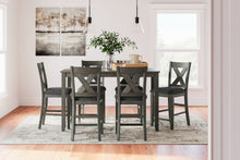 Load image into Gallery viewer, Caitbrook - Gray - Rect Drm Counter Table Set (Set of 7)