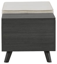 Load image into Gallery viewer, Yarlow - Dark Gray - Storage Bench