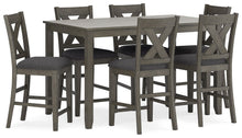 Load image into Gallery viewer, Caitbrook - Gray - Rect Drm Counter Table Set (Set of 7)