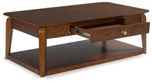 Load image into Gallery viewer, Trenmour - Medium Brown - Rectangular Cocktail Table