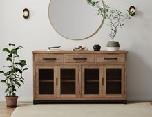 Load image into Gallery viewer, Natural Parota - Console - Brown Cappuccino