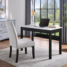 Load image into Gallery viewer, Rylee - Faux Marble Desk - Black / White