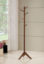 Load image into Gallery viewer, Devlin - 6 Hook Freestanding Wood Coat Rack Hat Hanger
