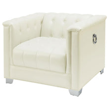 Load image into Gallery viewer, Chaviano - Upholstered Track Arm Accent Chair - Pearl White