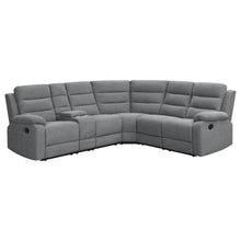 Load image into Gallery viewer, David - Upholstered Reclining Sectional Sofa - Smoke