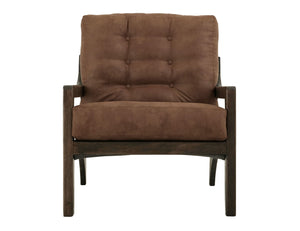 Black Balam - Upholstered Armchair - Woodsy Brown