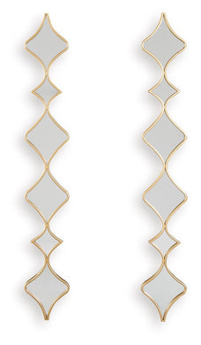 Harriswood - Gold Finish - Accent Mirror Set (Set of 2)