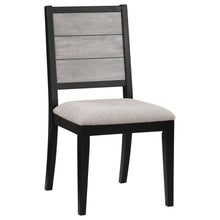 Load image into Gallery viewer, Elodie - Wood Dining Side Chair (Set of 2) - Gray And Black