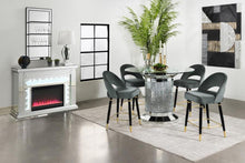 Load image into Gallery viewer, Ellie - Mirrored Counter Height Dining Table Set