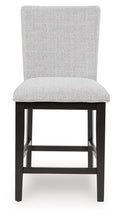 Load image into Gallery viewer, Neymorton - Dark Grayish Brown - Upholstered Barstool (Set of 2)