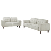 Load image into Gallery viewer, Deerhurst - Upholstered Tufted Track Arm Sofa Set