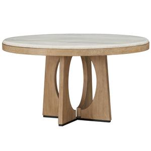 Escape - 54" Round Dining Table - Light Brown