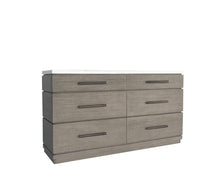 Load image into Gallery viewer, Pure Modern Bedroom - 6 Drawer Dresser And Mirror - Moonstone