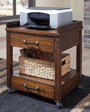 Load image into Gallery viewer, Baldridge - Rustic Brown - Printer Stand