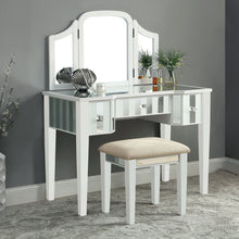 Load image into Gallery viewer, Cyndi - Vanity With Stool - White