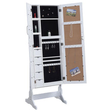 Load image into Gallery viewer, Doyle - Cheval Mirror With Jewelry Storage - White