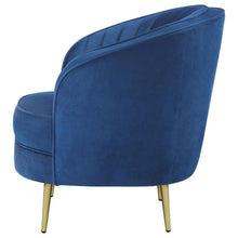 Load image into Gallery viewer, Sophia - Upholstered Channel Tufted Barrel Accent Chair